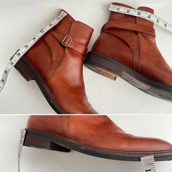 Magnanni Bootie Harness Boots Brown Men 8 main image 6